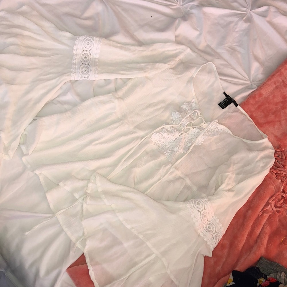 Forever 21 white blouse
